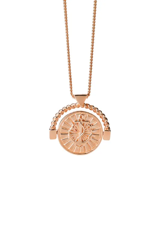 Voyager Spin Necklace Rose Gold sold by Karen Walker
