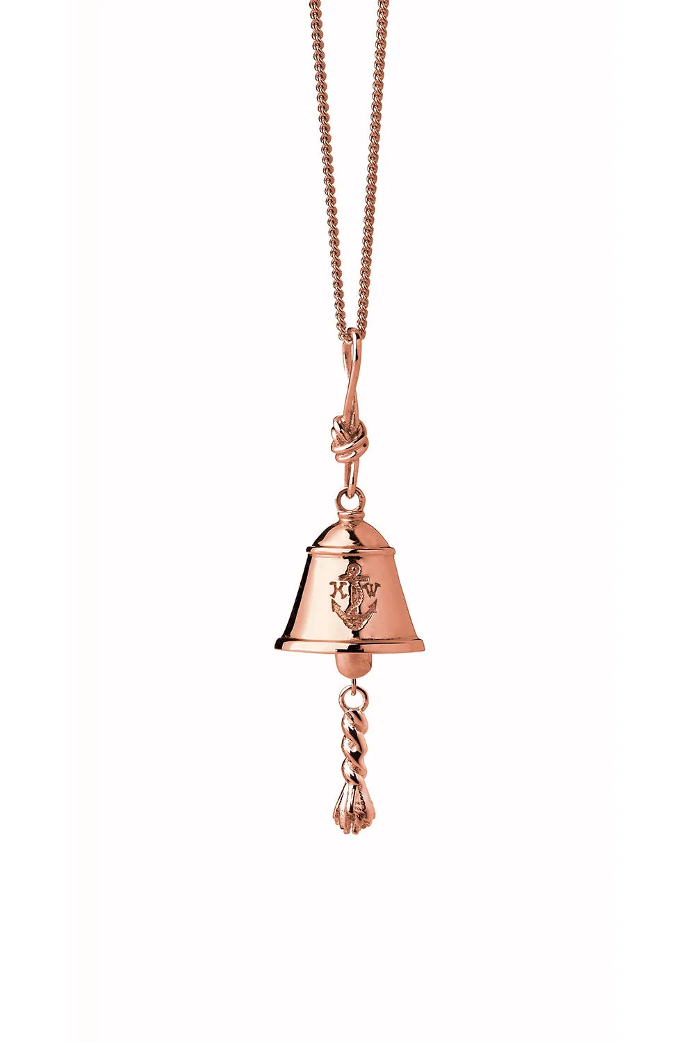 Bell Necklace Rose Gold sold by Karen Walker