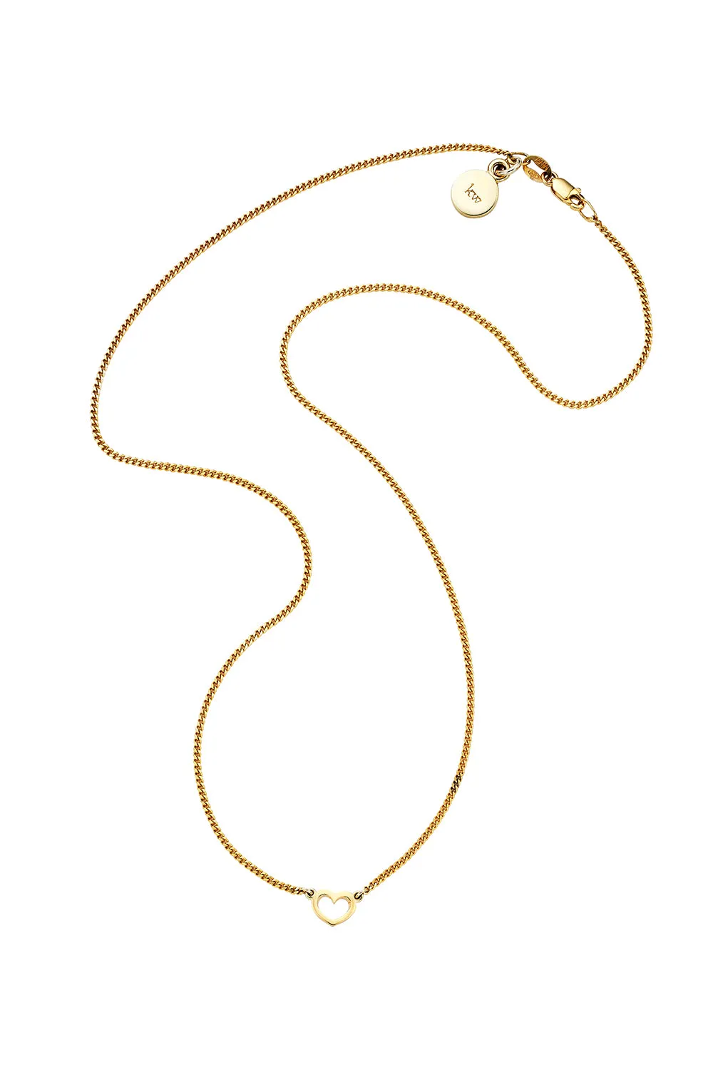 Mini Heart Necklace Gold sold by Karen Walker product image thumbnail 2