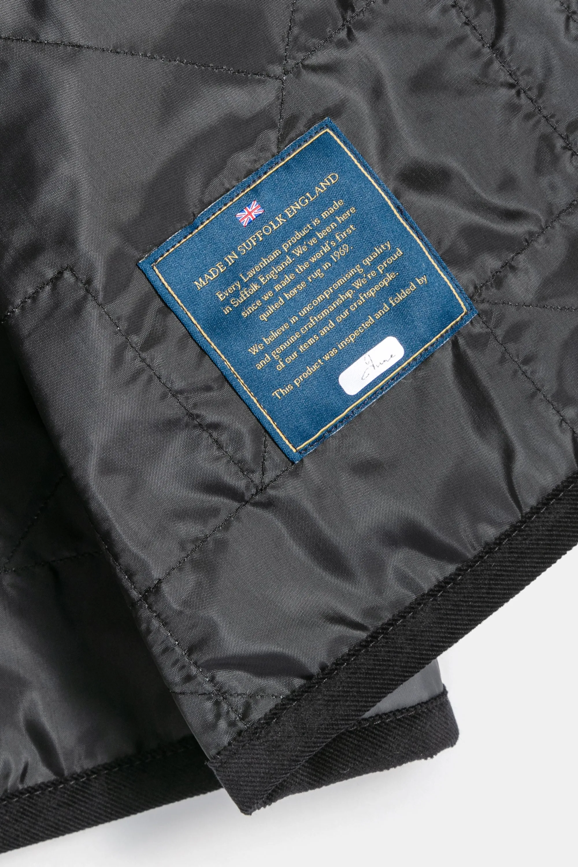 Unwadded Cropped Raydon Gilet Lamp Black sold by Karen Walker product image thumbnail 4