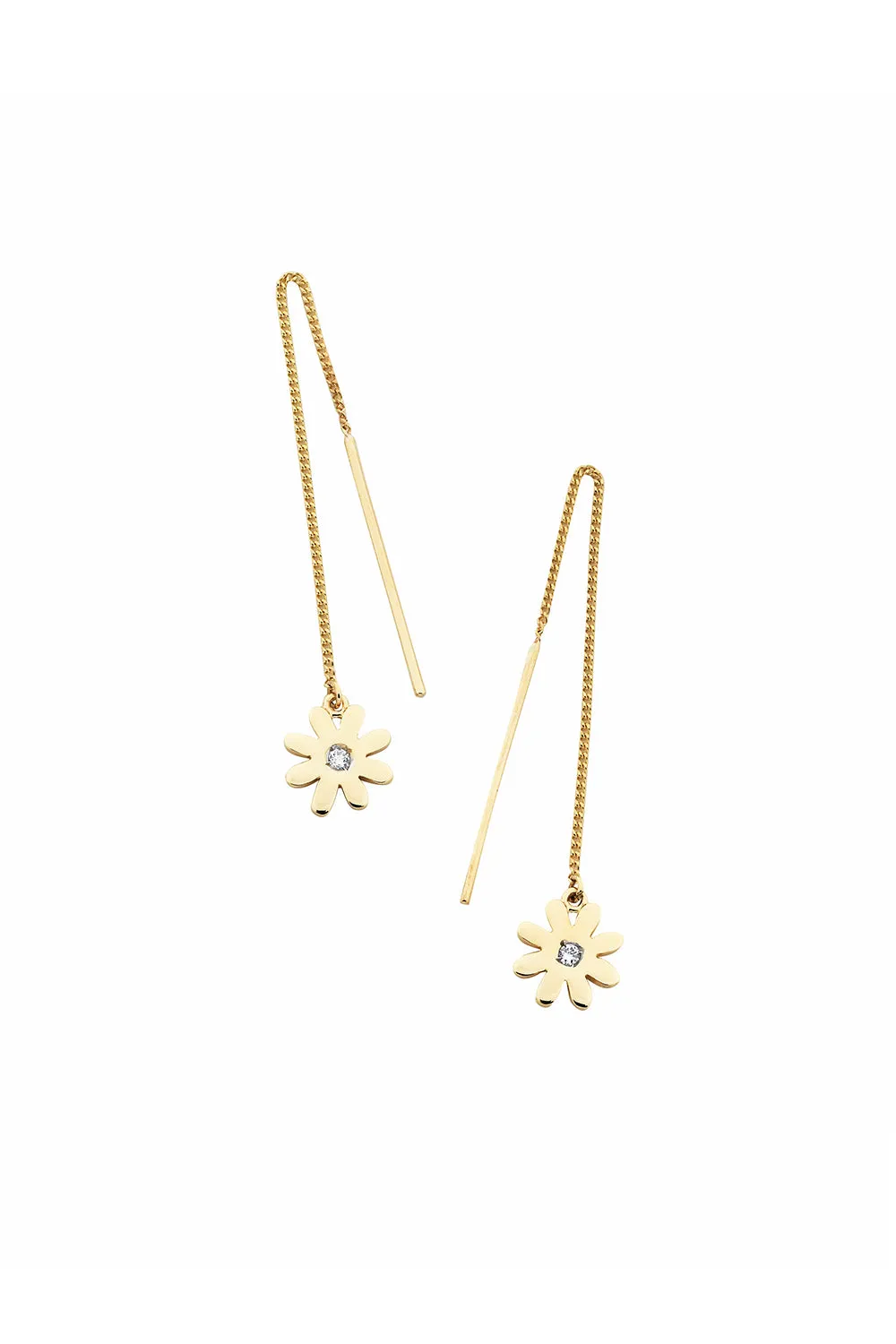 Daisy Thread Earrings Gold sold by Karen Walker product image thumbnail 2