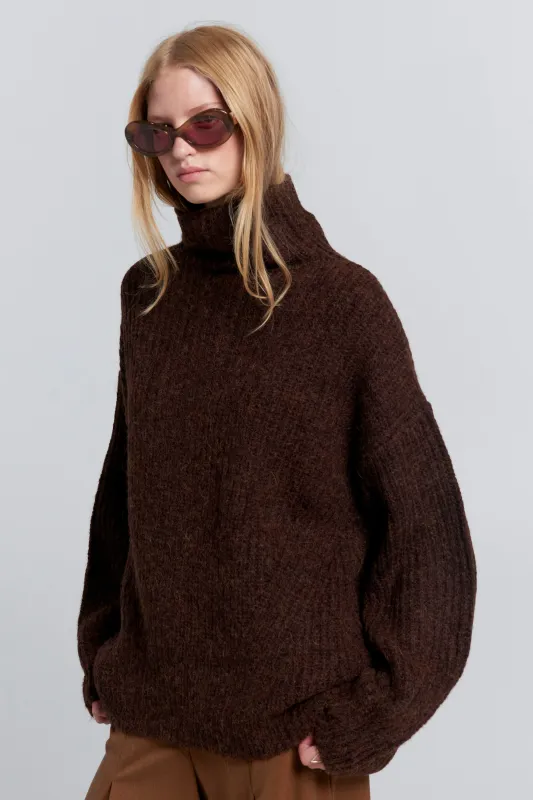 Funnel Neck Sweater Port sold by Karen Walker