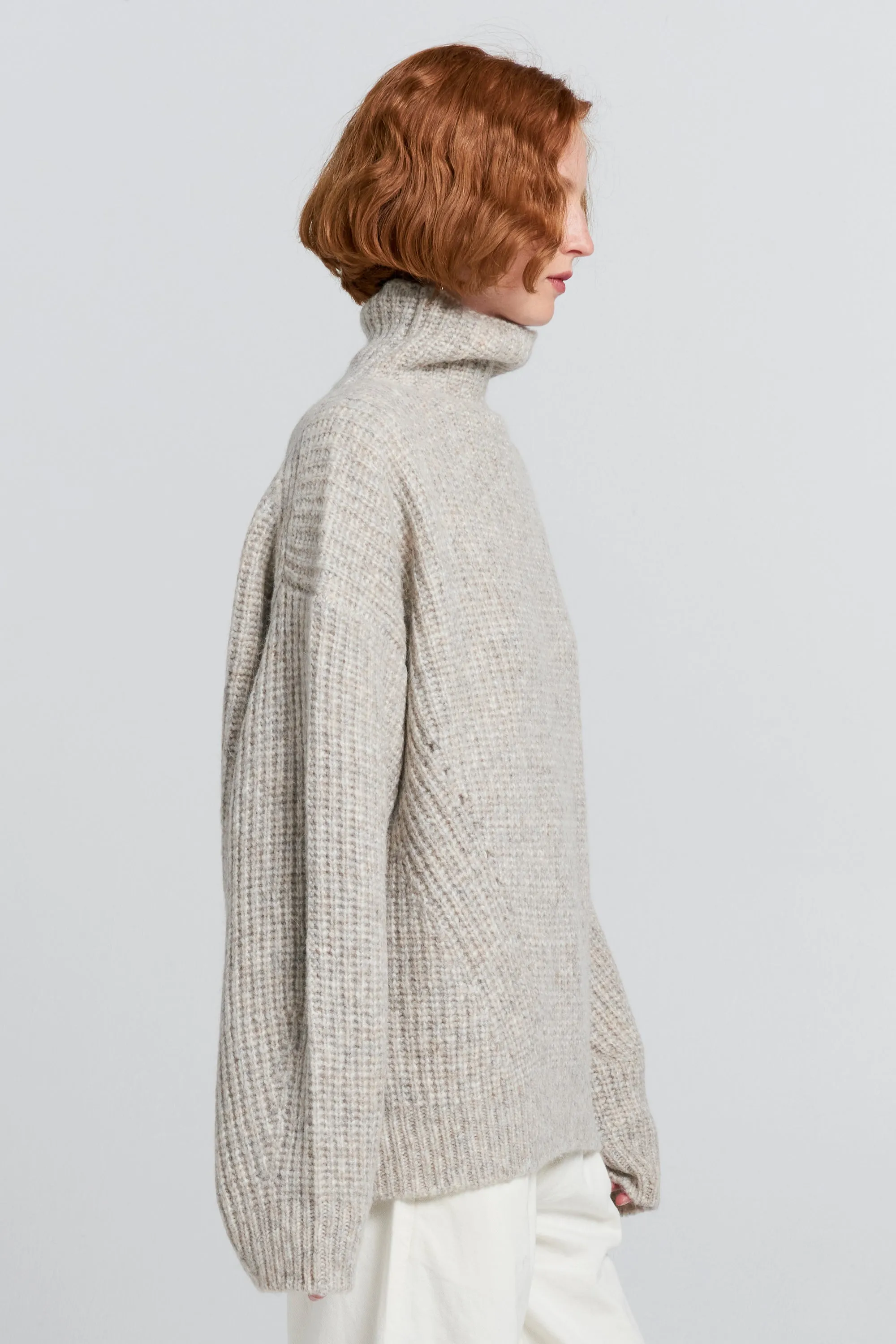 Funnel Neck Sweater Driftwood sold by Karen Walker product image thumbnail 3