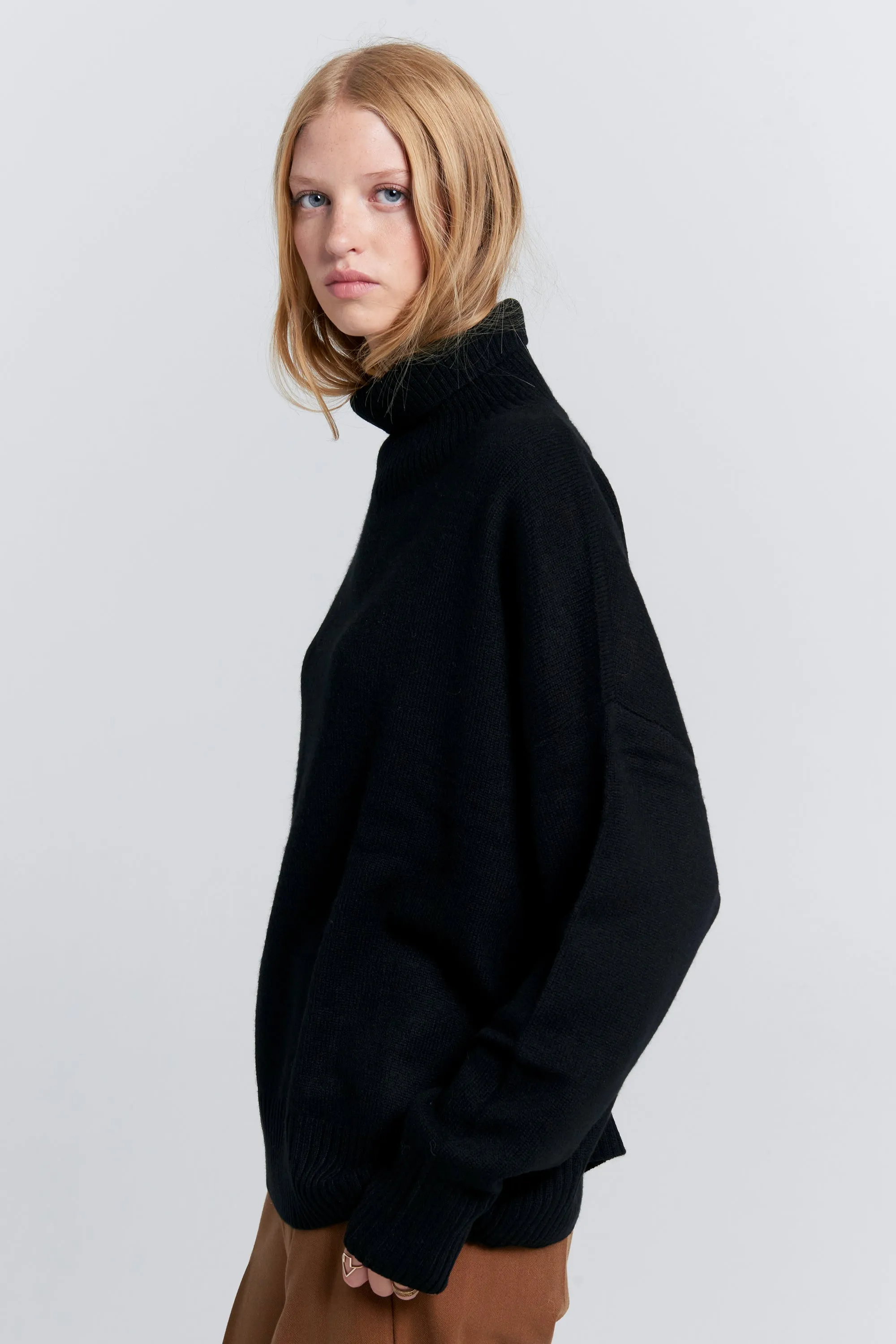 Carmen Oversized Turtleneck Sweater Black sold by Karen Walker product image thumbnail 2
