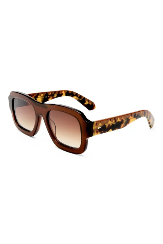 Moonside Caramel Zigzag made by Karen Walker