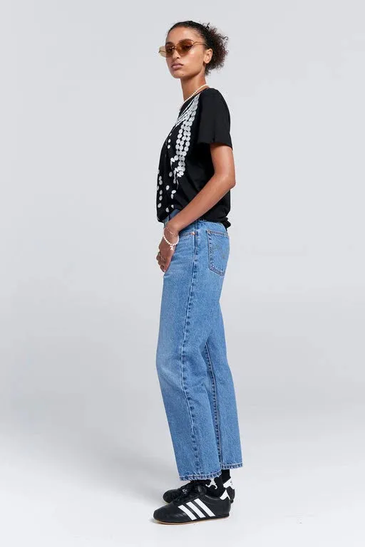 501® Crop Jeans Medium Indigo Worn In Blue sold by Karen Walker product image thumbnail 2