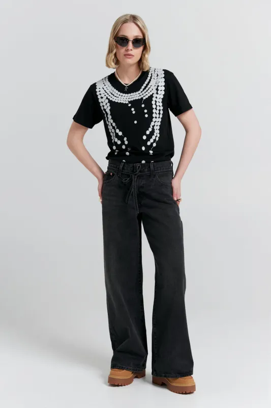 XL Straight Jeans Influential Lady Black made by Levi's