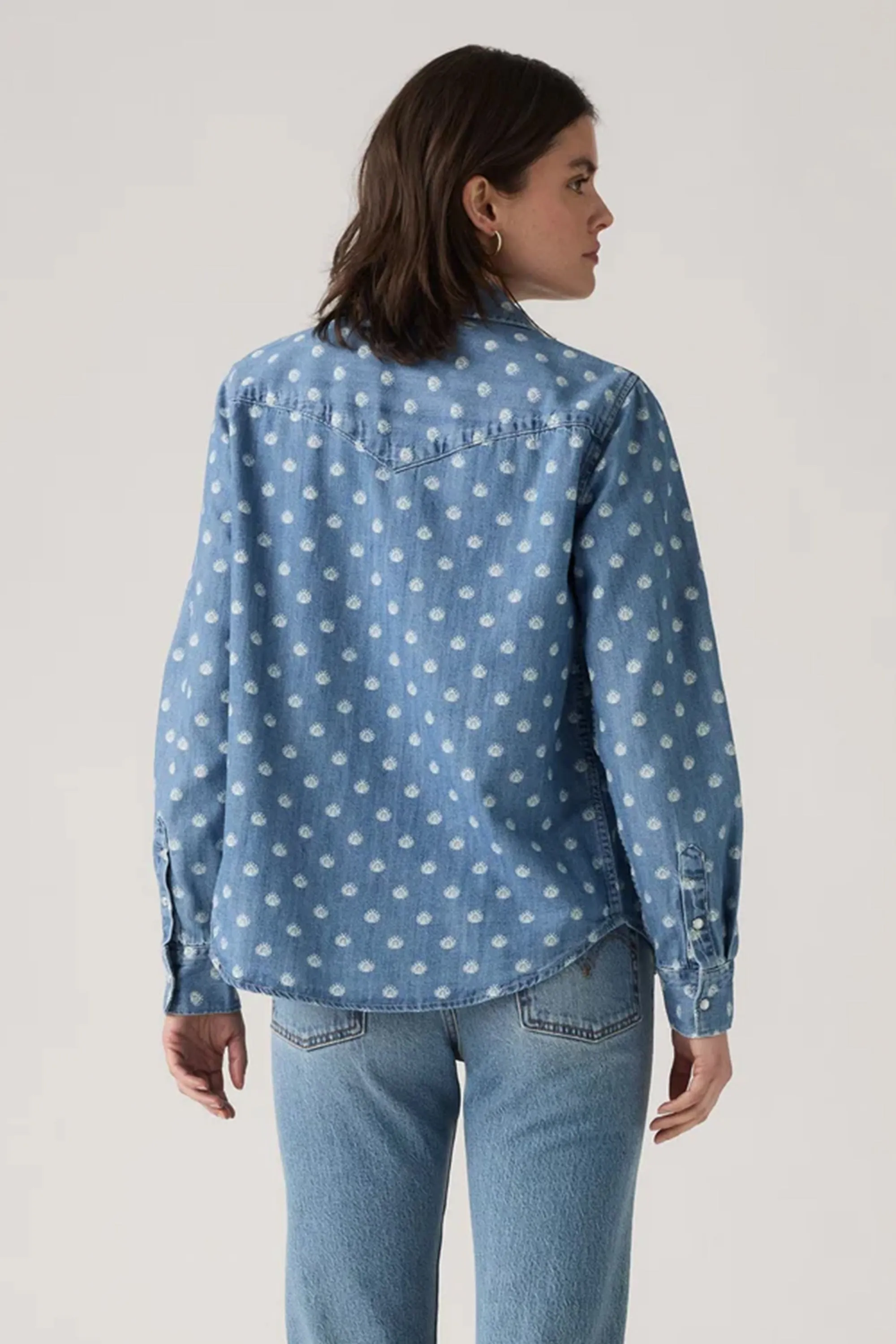 Iconic Western Shirt Catt Block Print sold by Karen Walker product image thumbnail 3