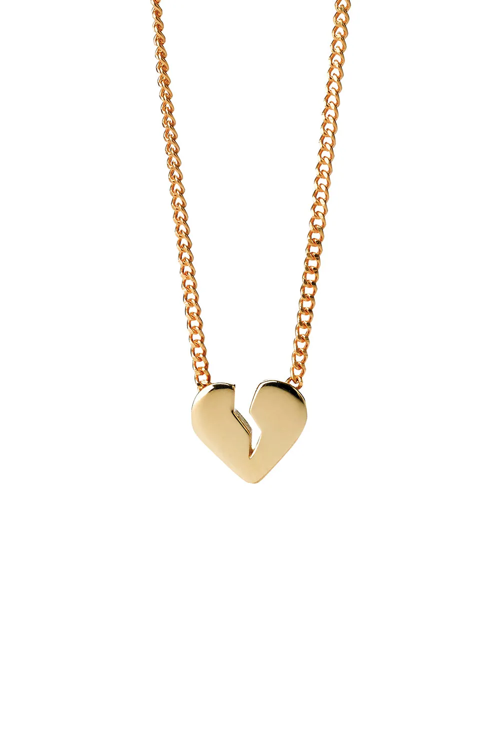 Broken Heart Necklace Gold sold by Karen Walker