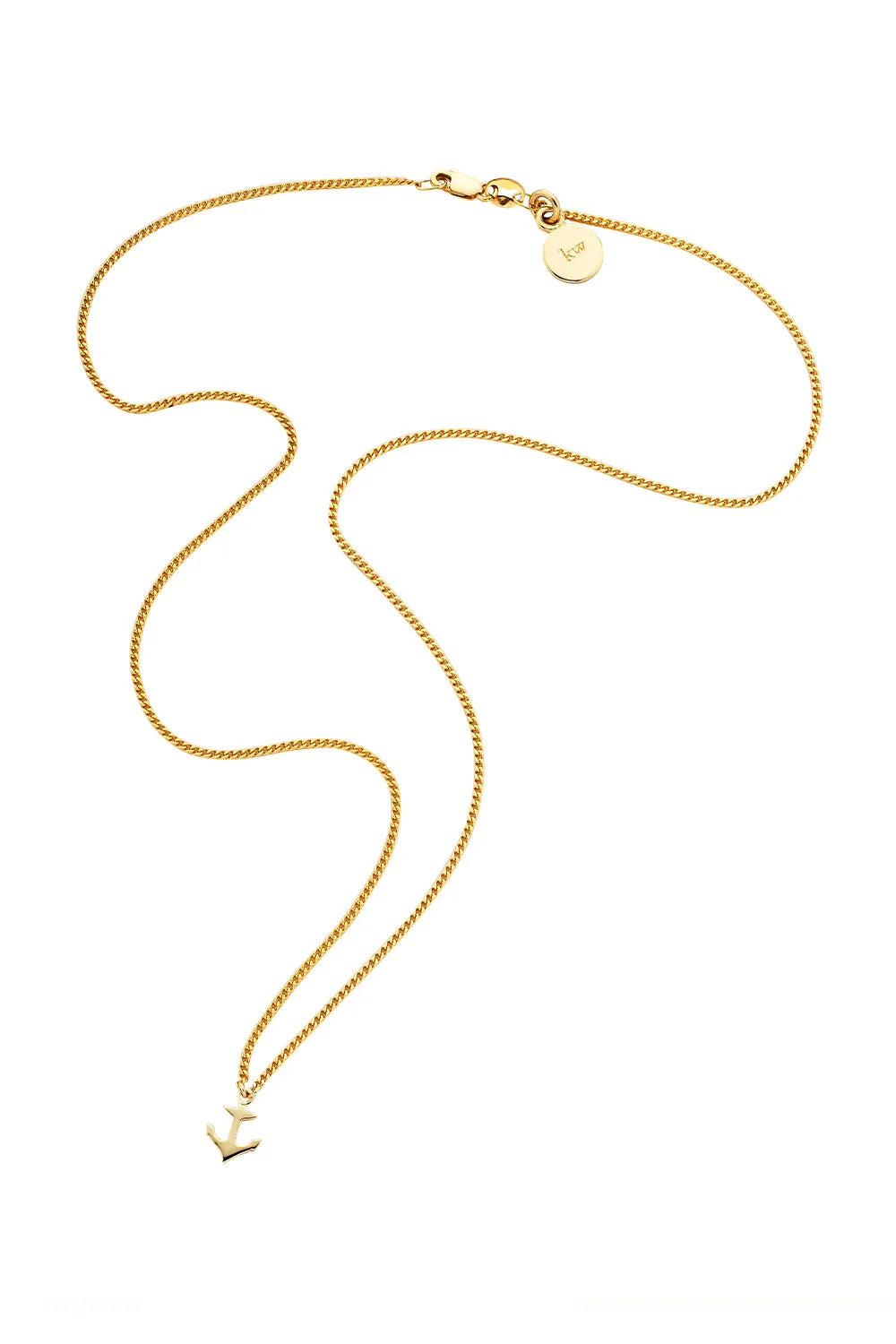 Mini Anchor Necklace Gold sold by Karen Walker product image thumbnail 2