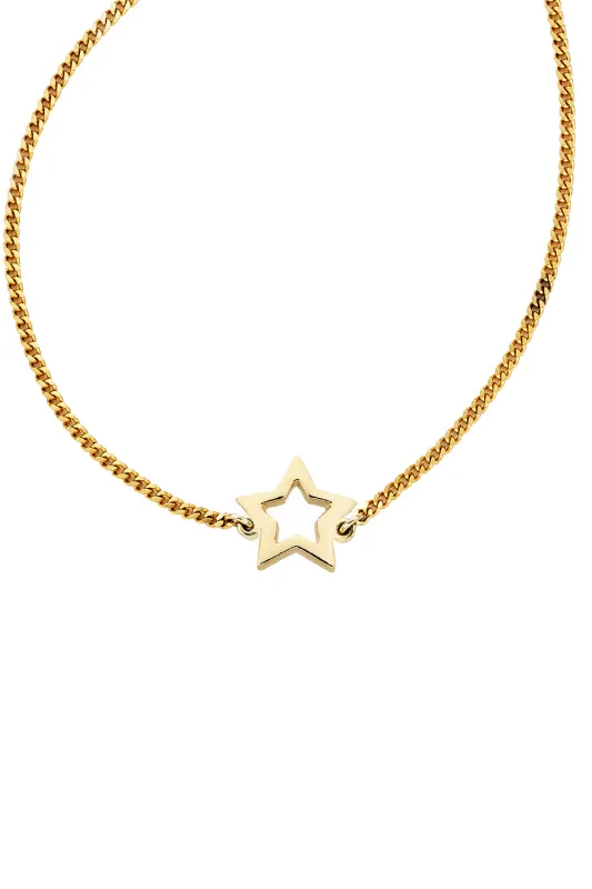 Mini Star Necklace Gold sold by Karen Walker