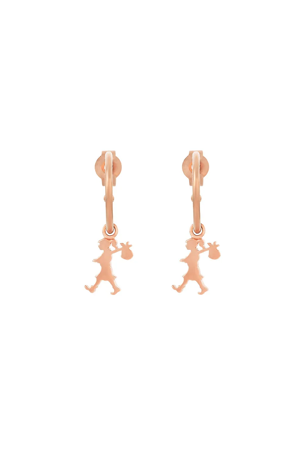 Runaway Girl Hoop Earrings Rose Gold sold by Karen Walker product image thumbnail 2