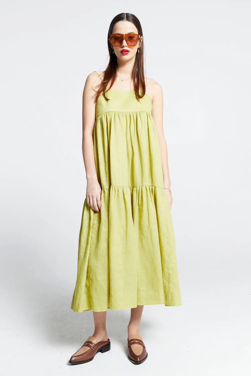 Zestful Dress Lime sold by Karen Walker