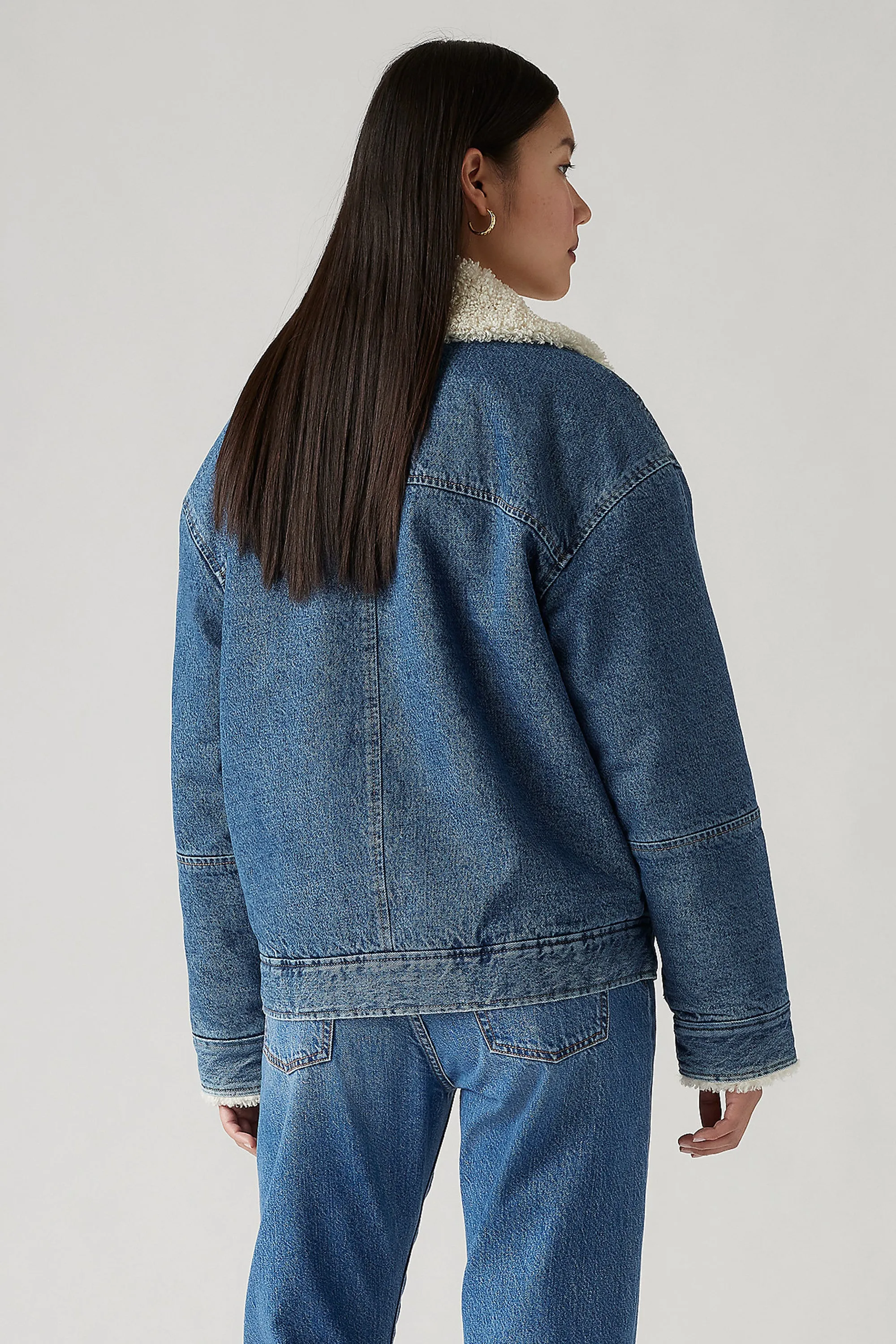 Sherpa Flight Jacket In the Air sold by Karen Walker product image thumbnail 3