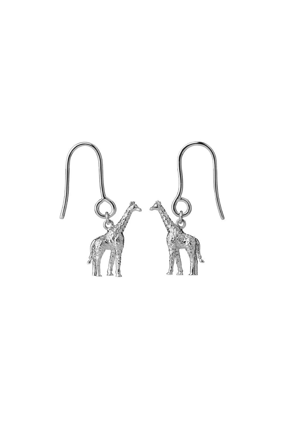 Giraffe Earrings Silver sold by Karen Walker