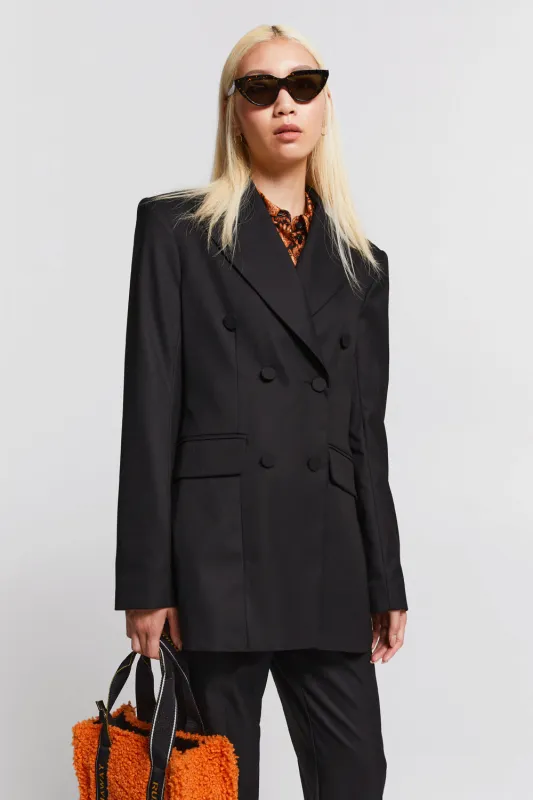 Double Breasted Blazer Black sold by Karen Walker