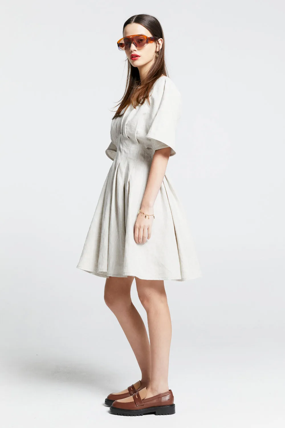 Florence Mini Dress Natural sold by Karen Walker product image thumbnail 2