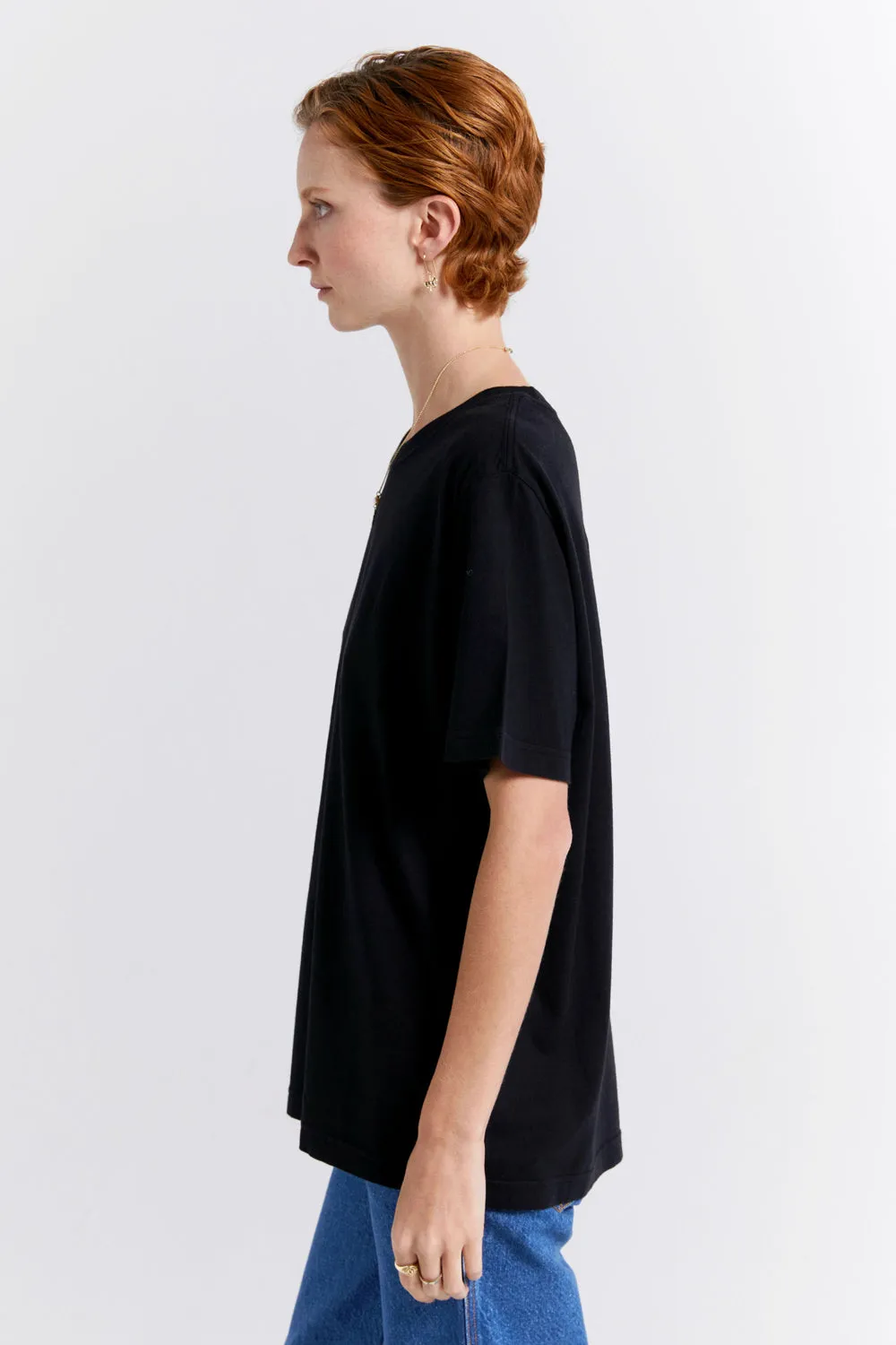 Classic Organic Cotton T-Shirt Black sold by Karen Walker product image thumbnail 2