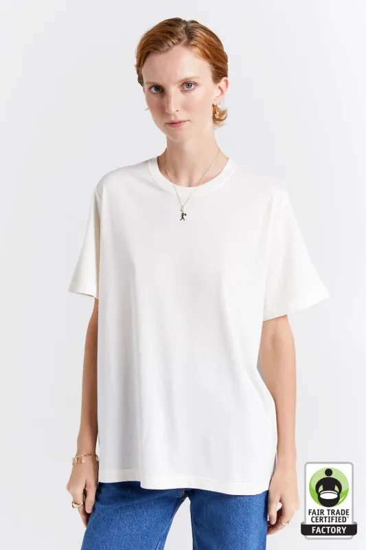 Classic Organic Cotton T-Shirt Ecru sold by Karen Walker