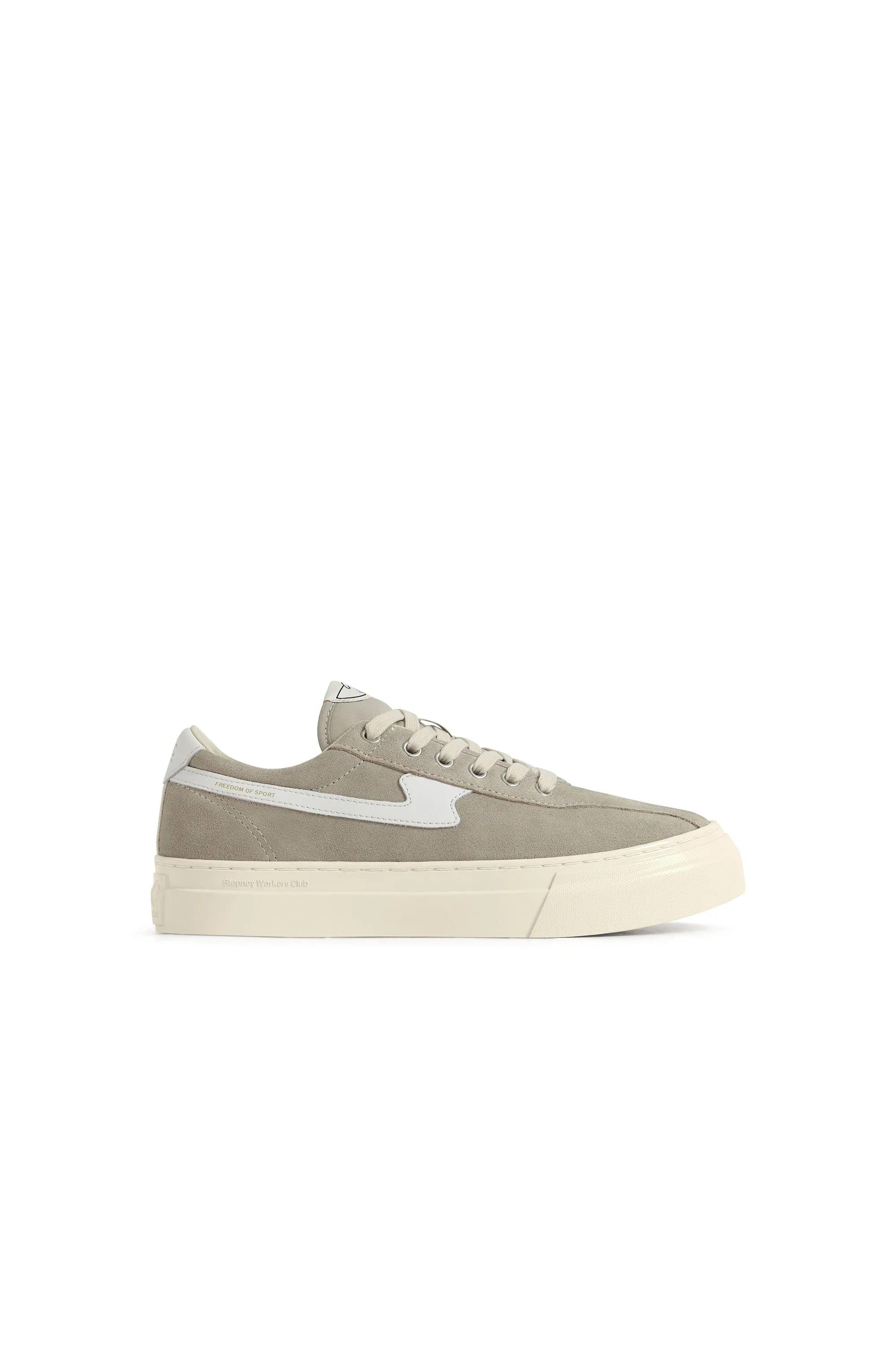 Dellow S-Strike Cup Sneaker Lt Grey/White sold by Karen Walker