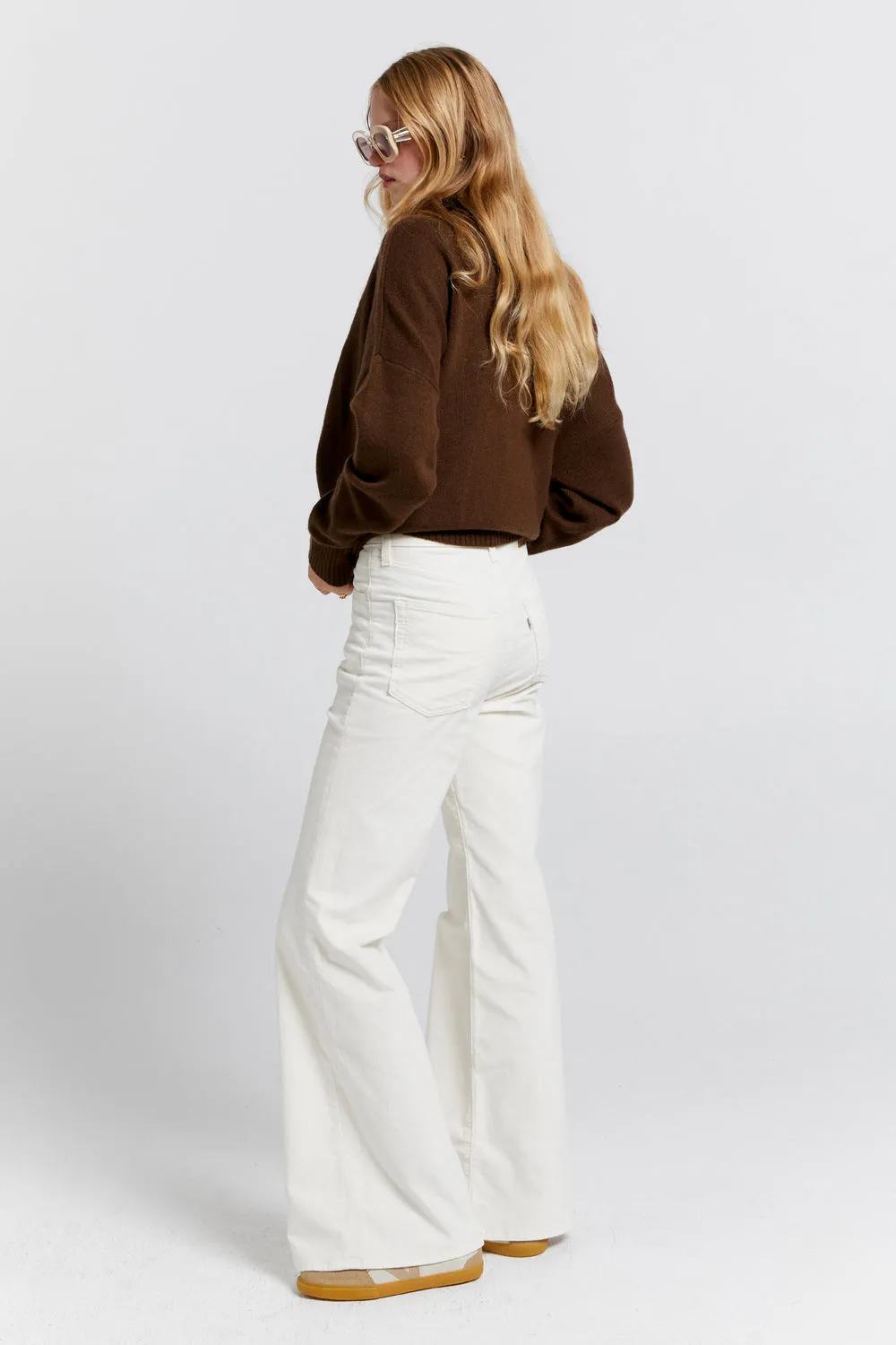 Ribcage Bell Jeans Egret sold by Karen Walker product image thumbnail 3