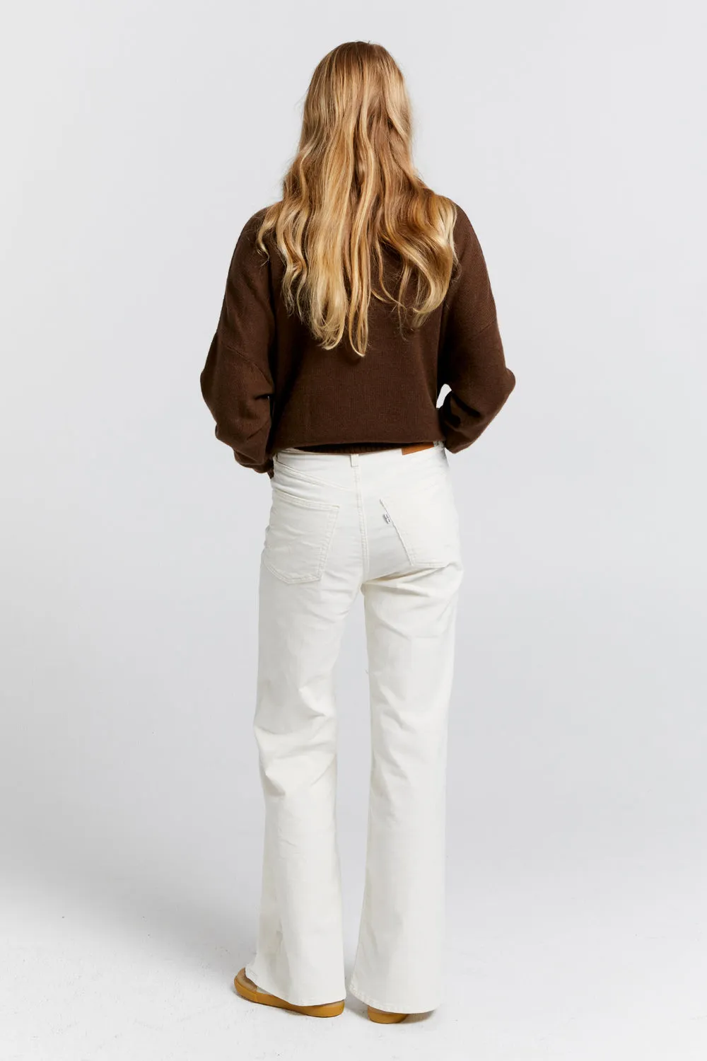 Ribcage Bell Jeans Egret sold by Karen Walker product image thumbnail 2