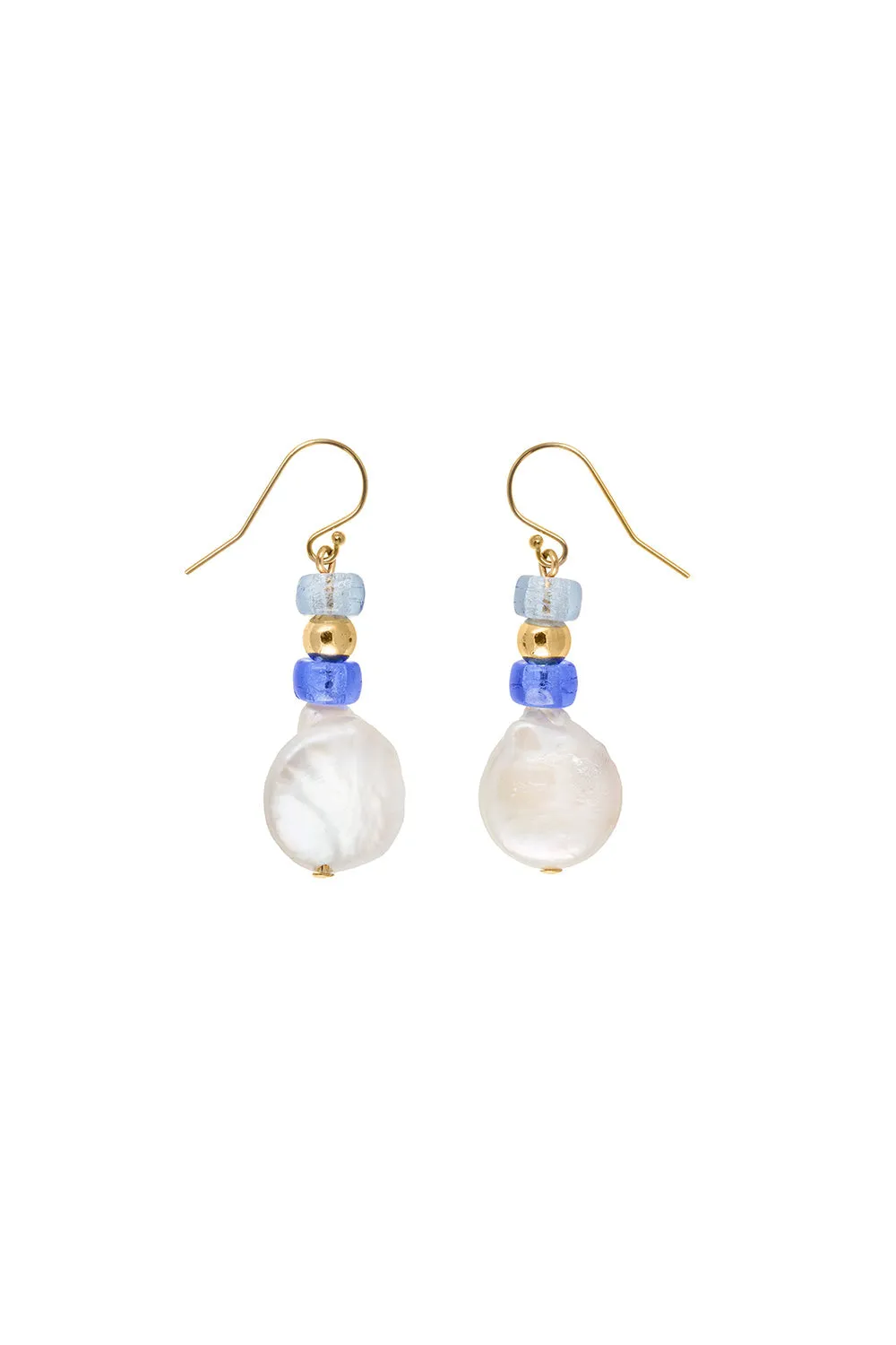 Pearl with Czech Glass Earring sold by Karen Walker product image thumbnail 3