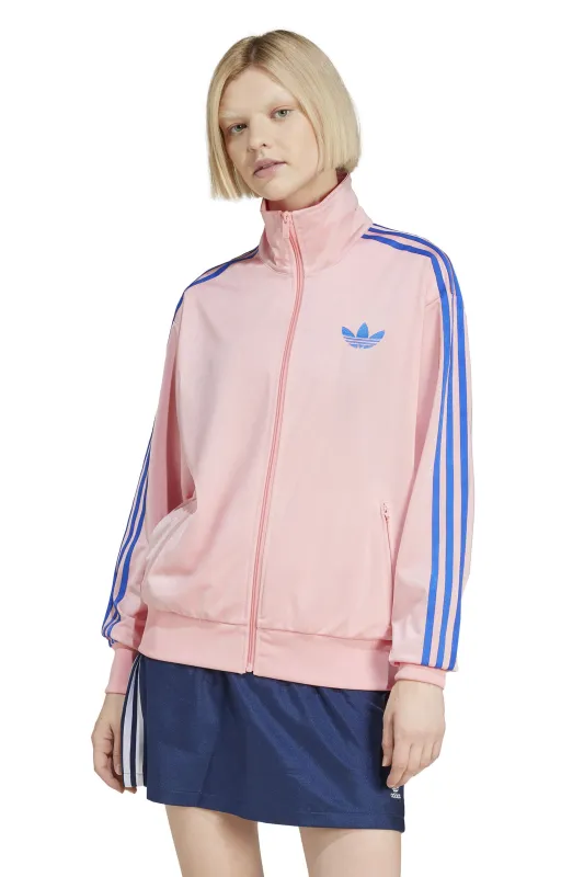 Adicolour Classic Firebird Loose Track Top Semi Pink Spark/Blue sold by Karen Walker