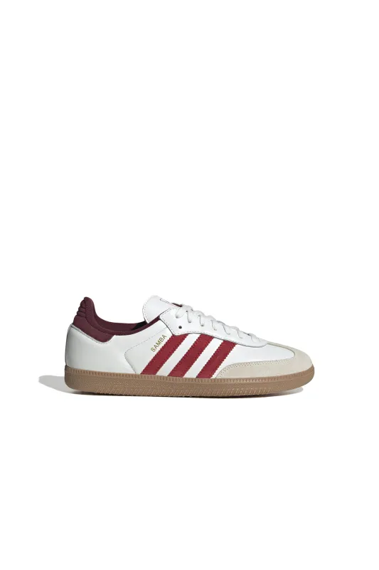 Samba OG Shoes Core White/Better Scarlet/Shadow Red sold by Karen Walker