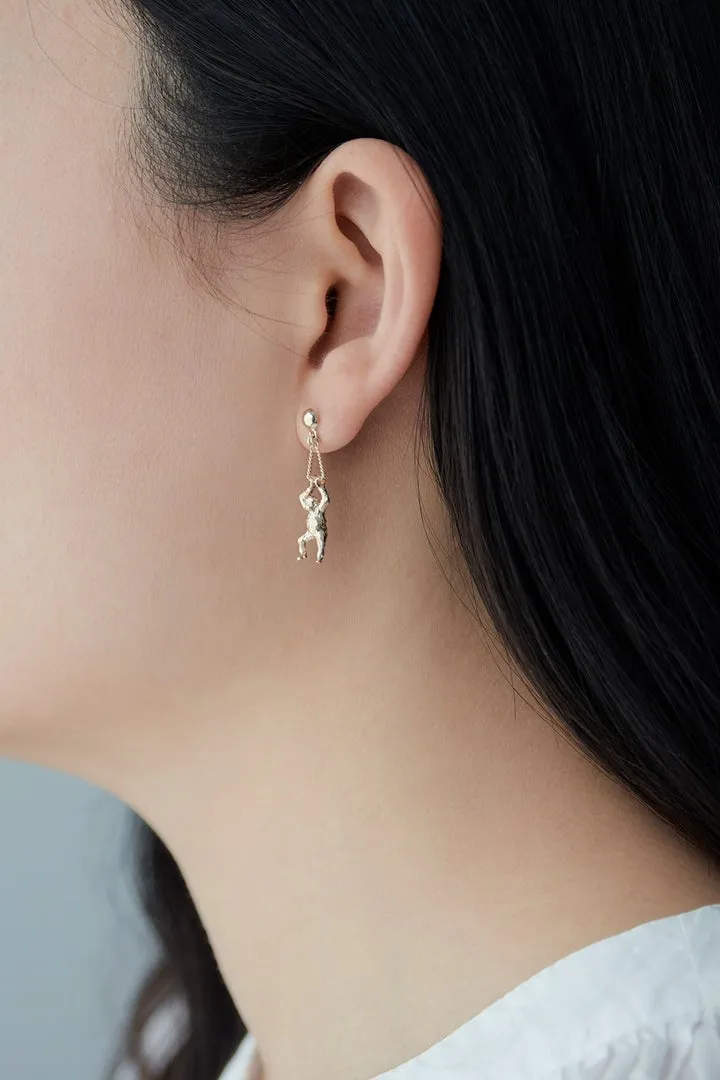 Orangutan Earrings Gold sold by Karen Walker product image thumbnail 2