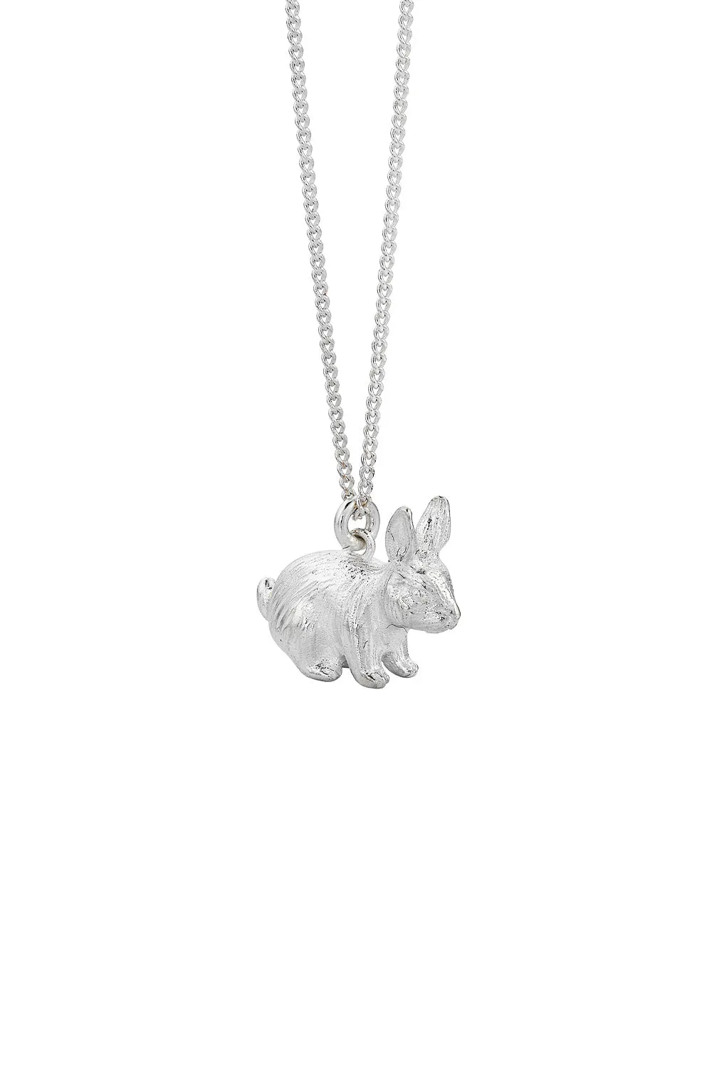 Rabbit Necklace Silver sold by Karen Walker