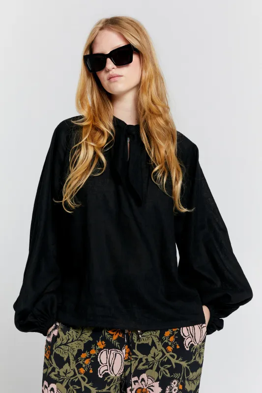 Transient Top Black sold by Karen Walker