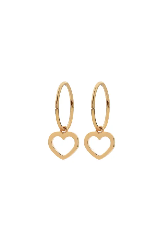 Heart Sleepers Gold sold by Karen Walker