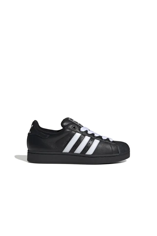 Superstar II Leather Shoes Core Black/Cloud White/Core Black sold by Karen Walker