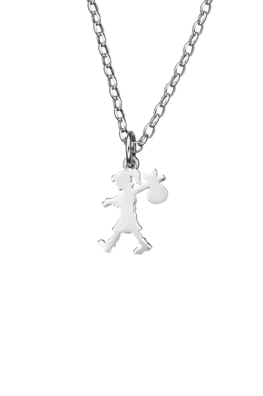 Runaway Girl Pendant Silver sold by Karen Walker