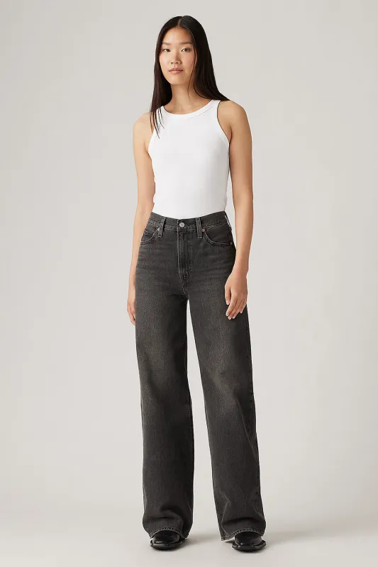 Ribcage Wide Leg Jeans Swipe Up sold by Karen Walker