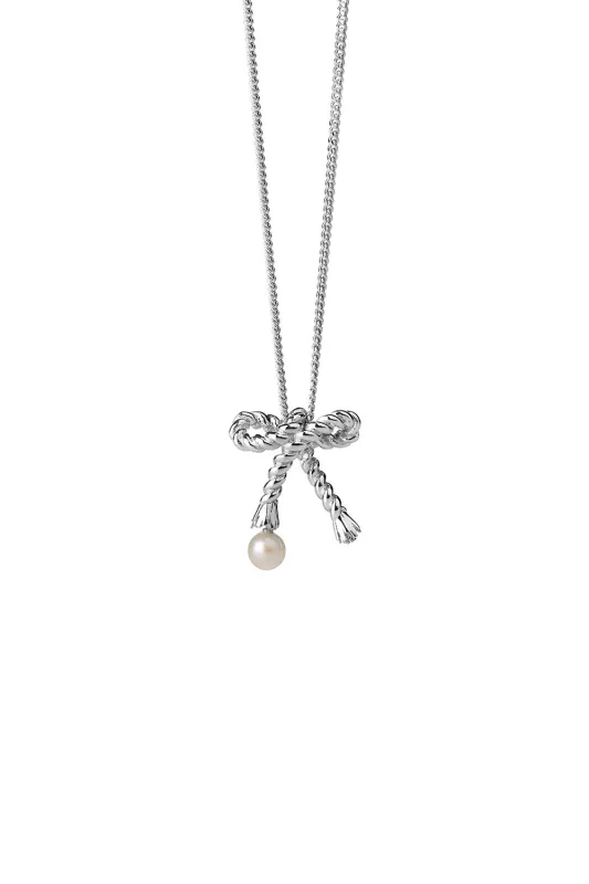 Love Knot Necklace Silver sold by Karen Walker