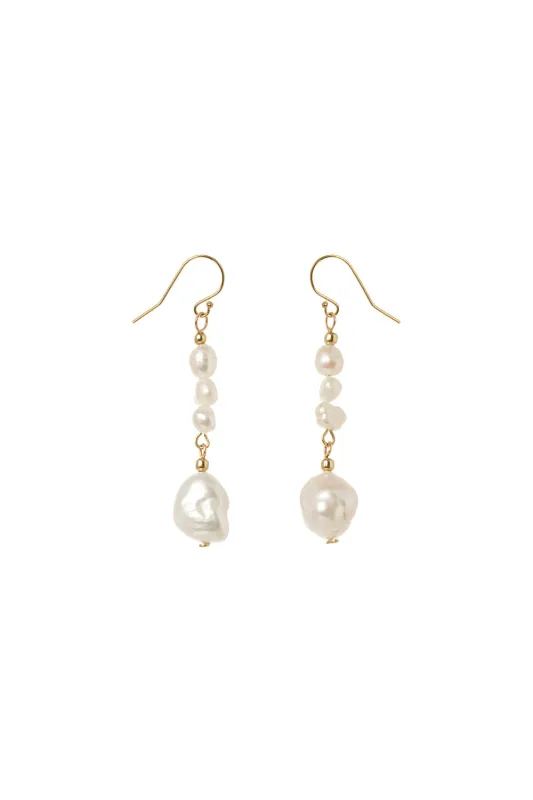 Scattered Pearl Short Earring sold by Karen Walker