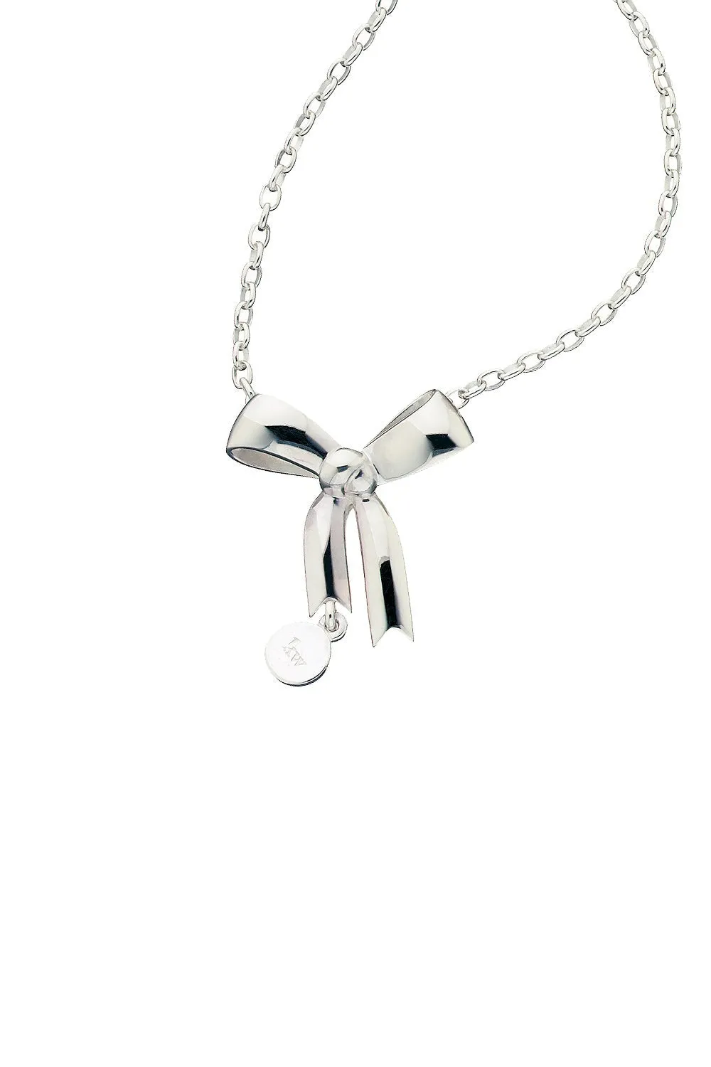 Bow Pendant Silver sold by Karen Walker