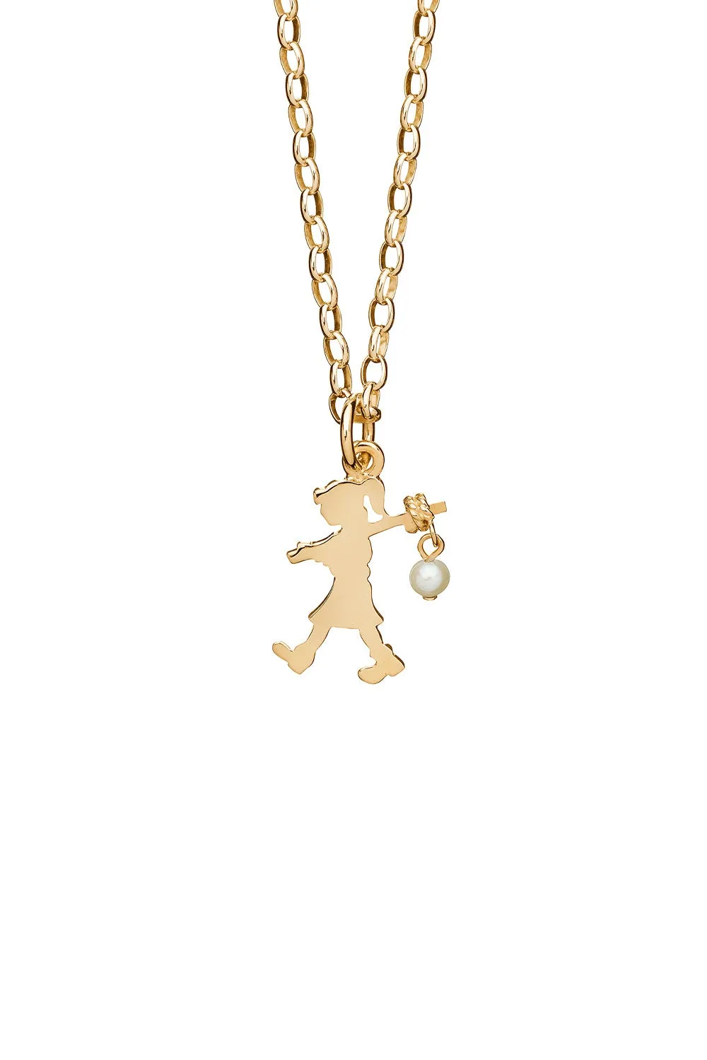Girl with a Pearl Necklace Gold sold by Karen Walker