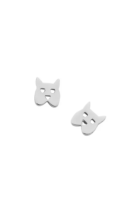 Mini Dog Studs Silver sold by Karen Walker