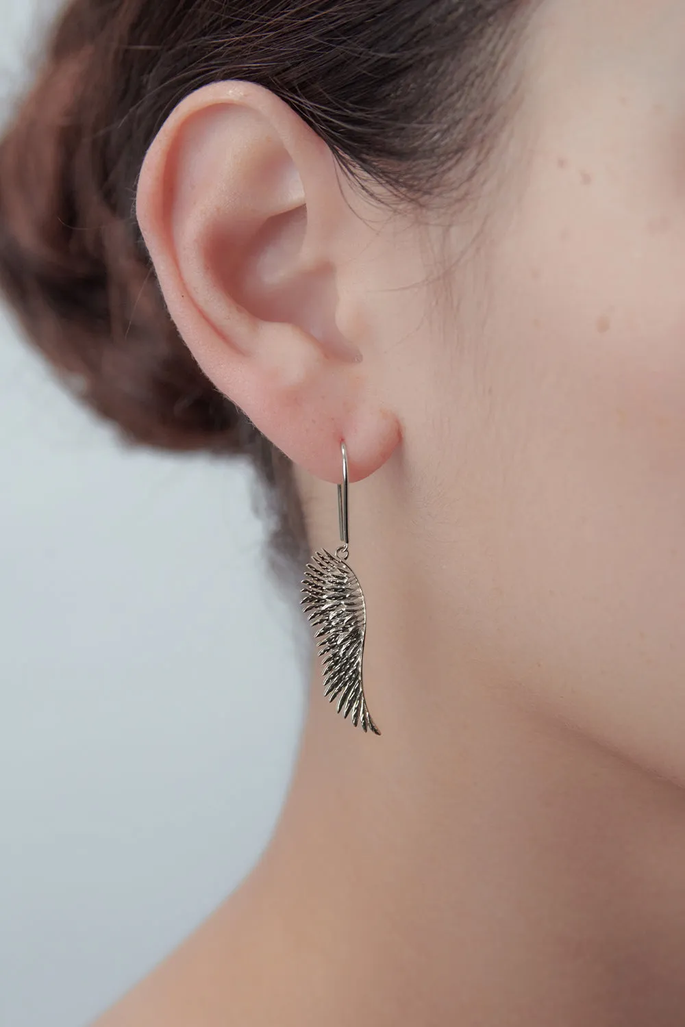 Mini Cupid's Wings Earrings Silver sold by Karen Walker product image thumbnail 2