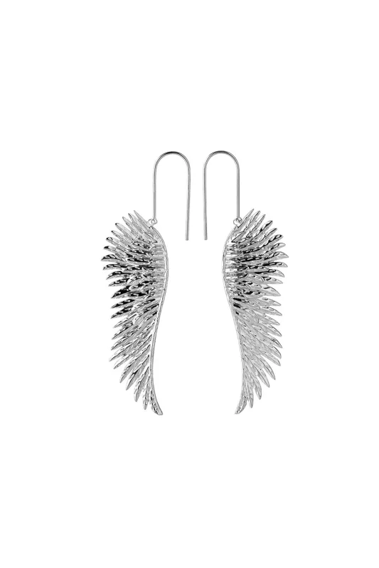 Cupid's Wings Earrings Silver sold by Karen Walker