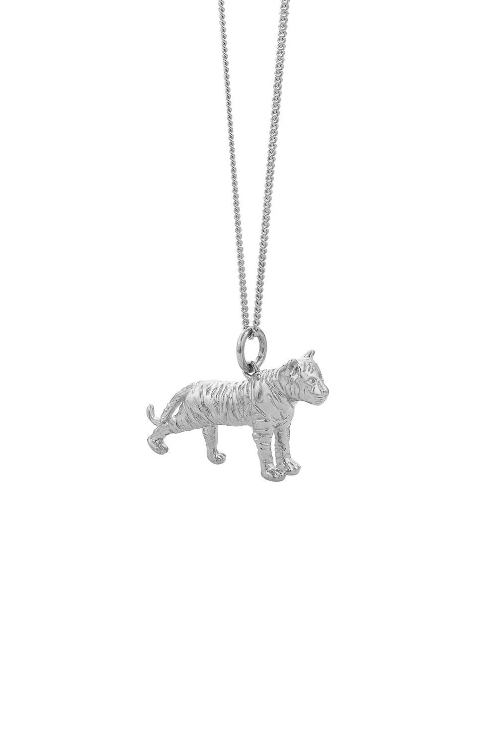 Tiger Necklace Silver sold by Karen Walker