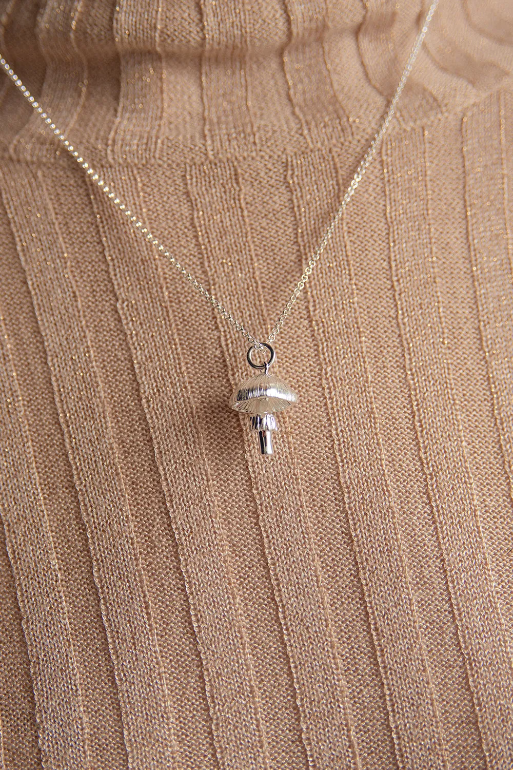 Mushroom Necklace Silver sold by Karen Walker product image thumbnail 2