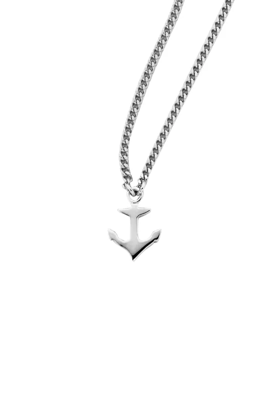 Mini Anchor Necklace Silver sold by Karen Walker