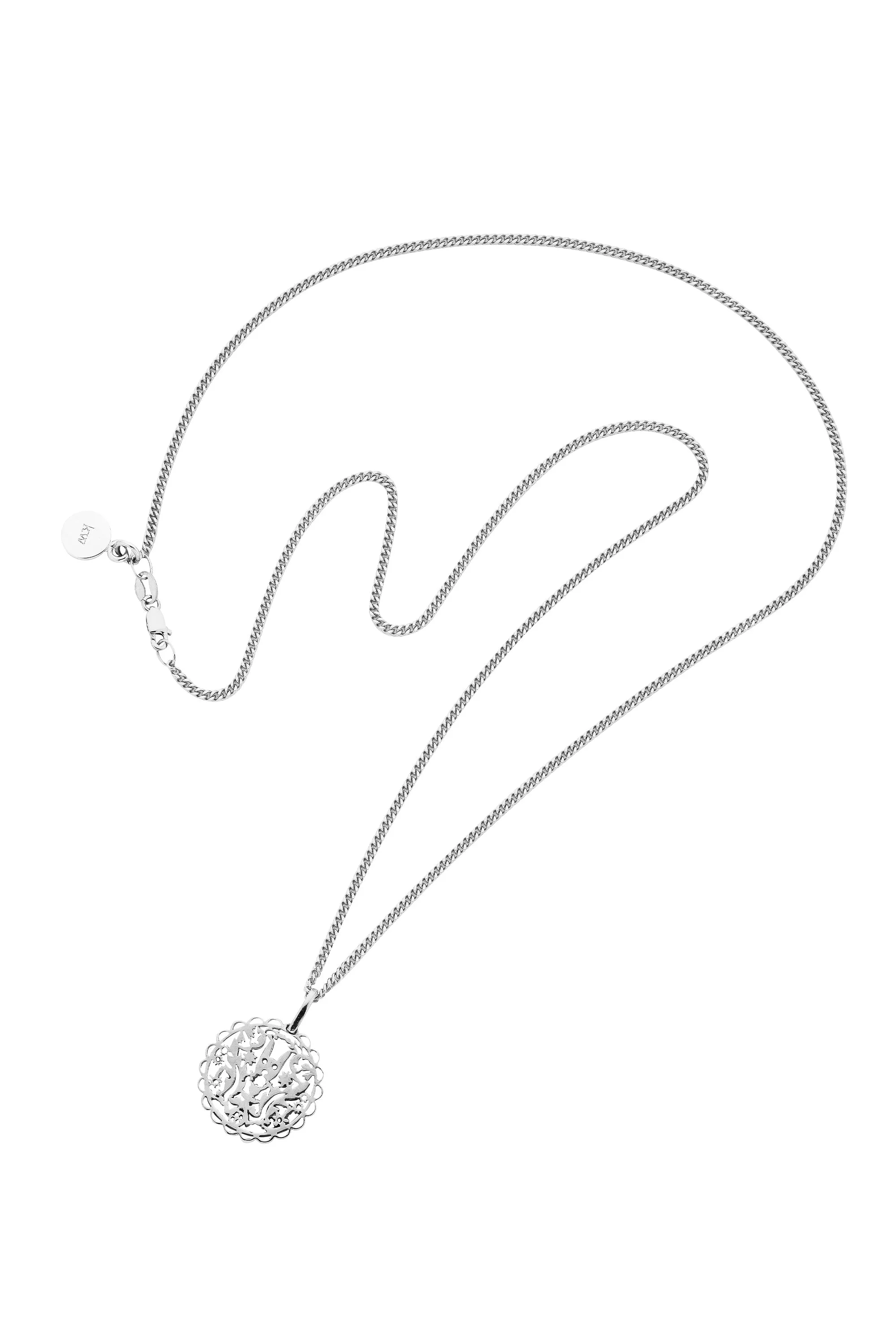 Filigree Rabbit Necklace Silver sold by Karen Walker product image thumbnail 2