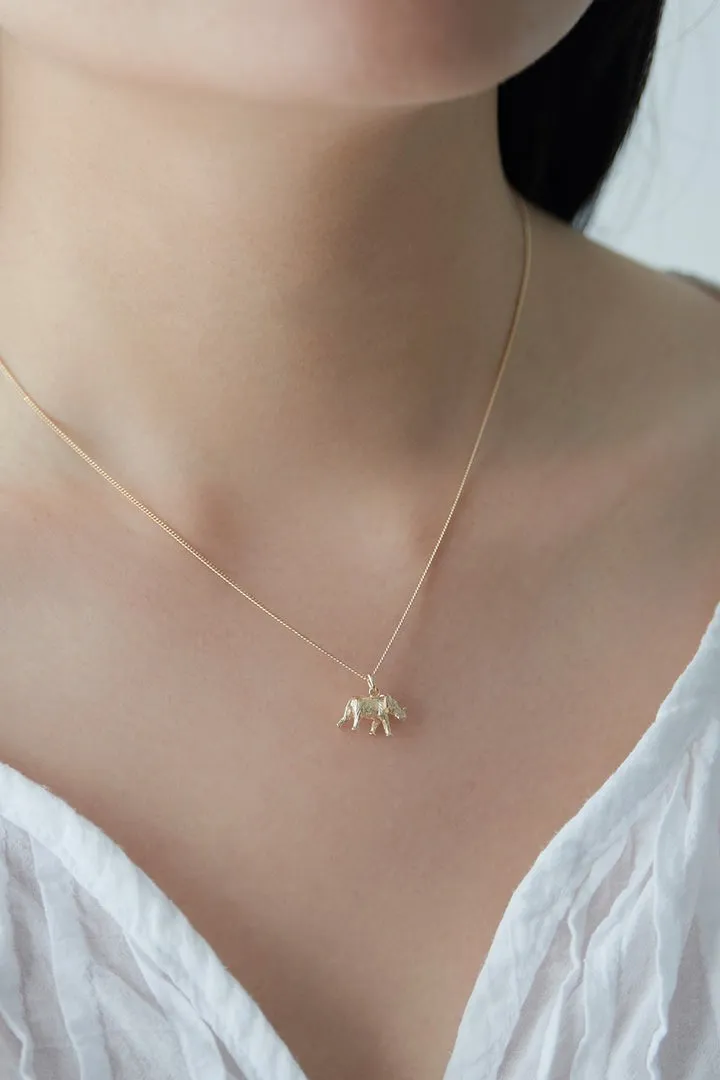 Elephant Necklace Gold sold by Karen Walker product image thumbnail 2