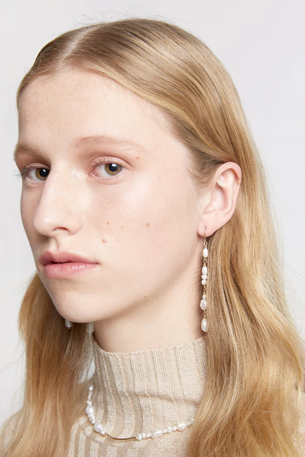 Scattered Pearl Long Earring sold by Karen Walker product image thumbnail 2