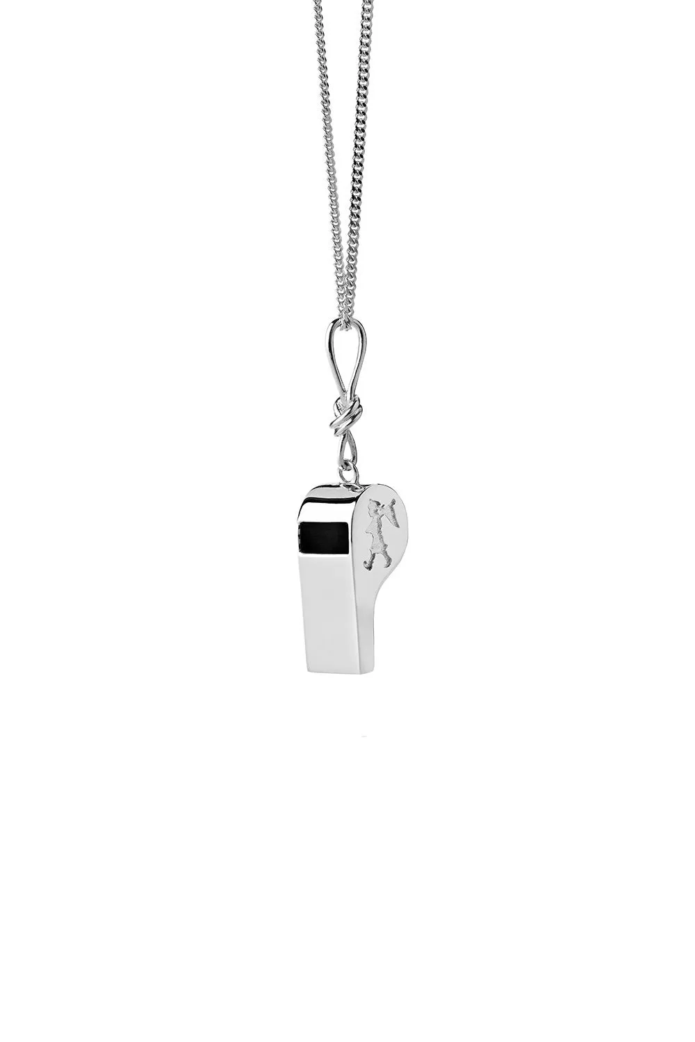 Navigator's Whistle Necklace Silver sold by Karen Walker